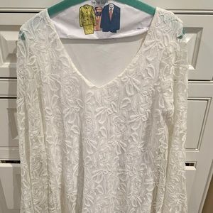 Socialite ivory lace dress size small